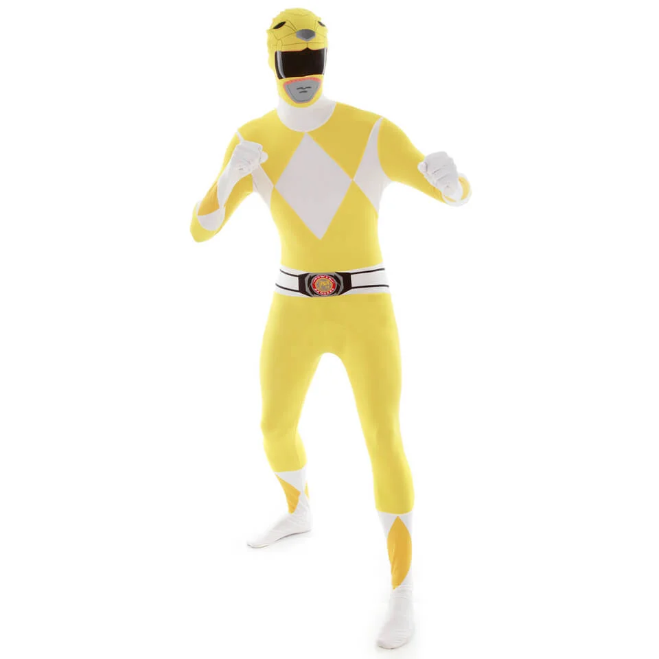Morphsuit Adults' Power Rangers Yellow - M - Gelb Bild 1