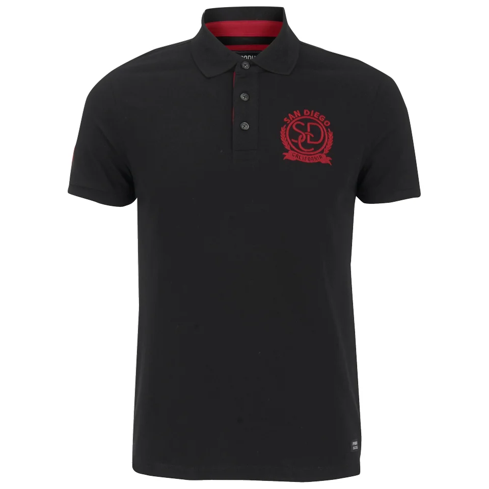 Produkt Men's Embroidered Polo Shirt - Black - S - Schwarz Bild 1