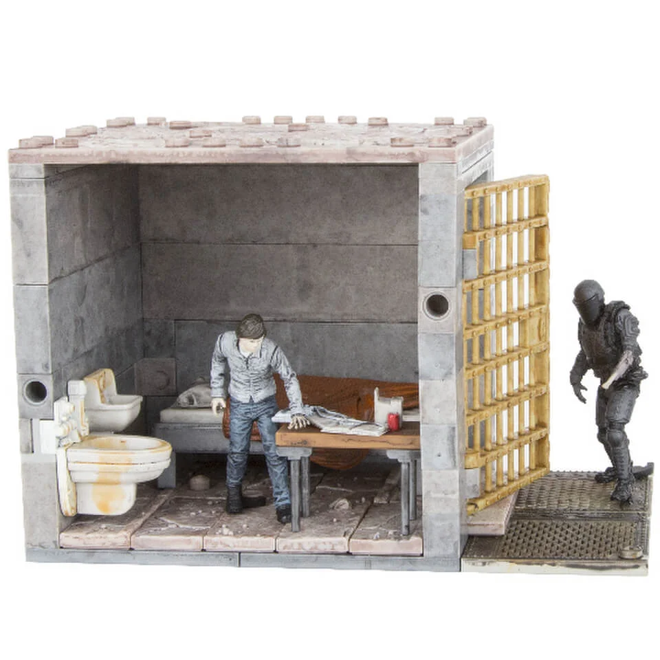 McFarlane The Walking Dead Lower Prison Cells Construction Set Bild 1