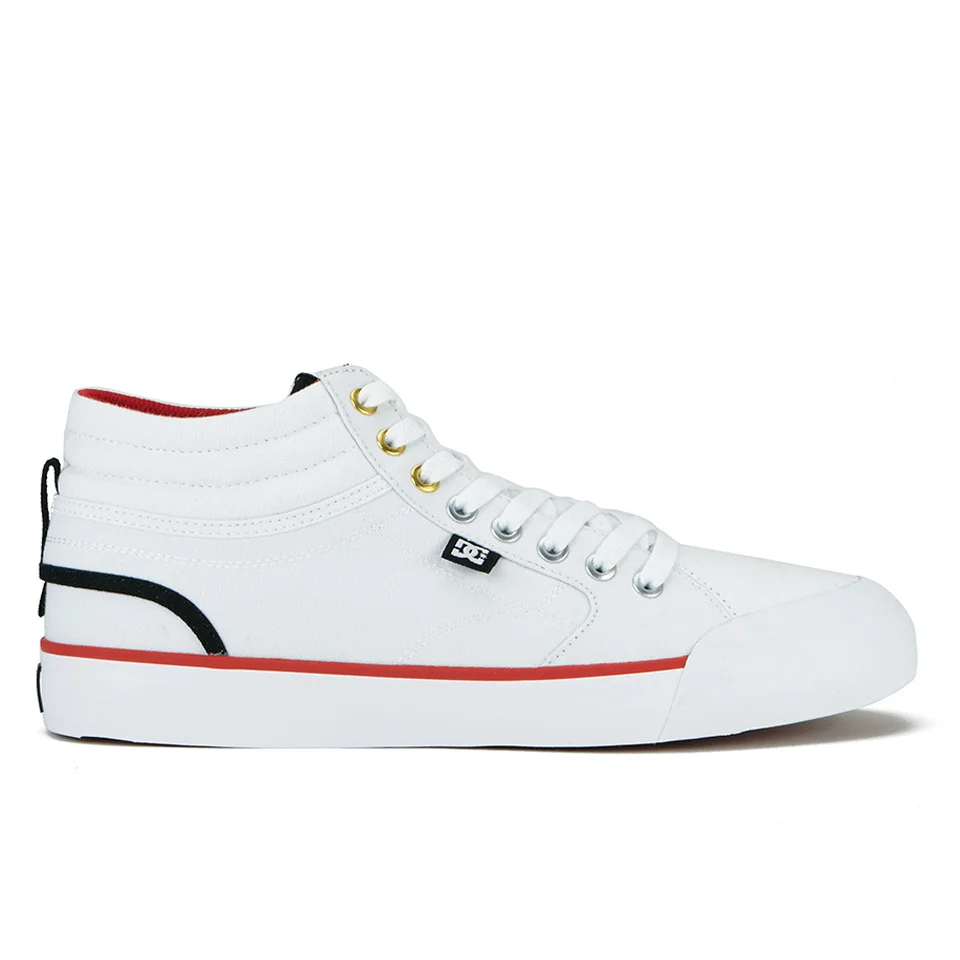 DC Shoes Men's Evan Smith High Top Trainers - White - UK 7 - Weiß Bild 1