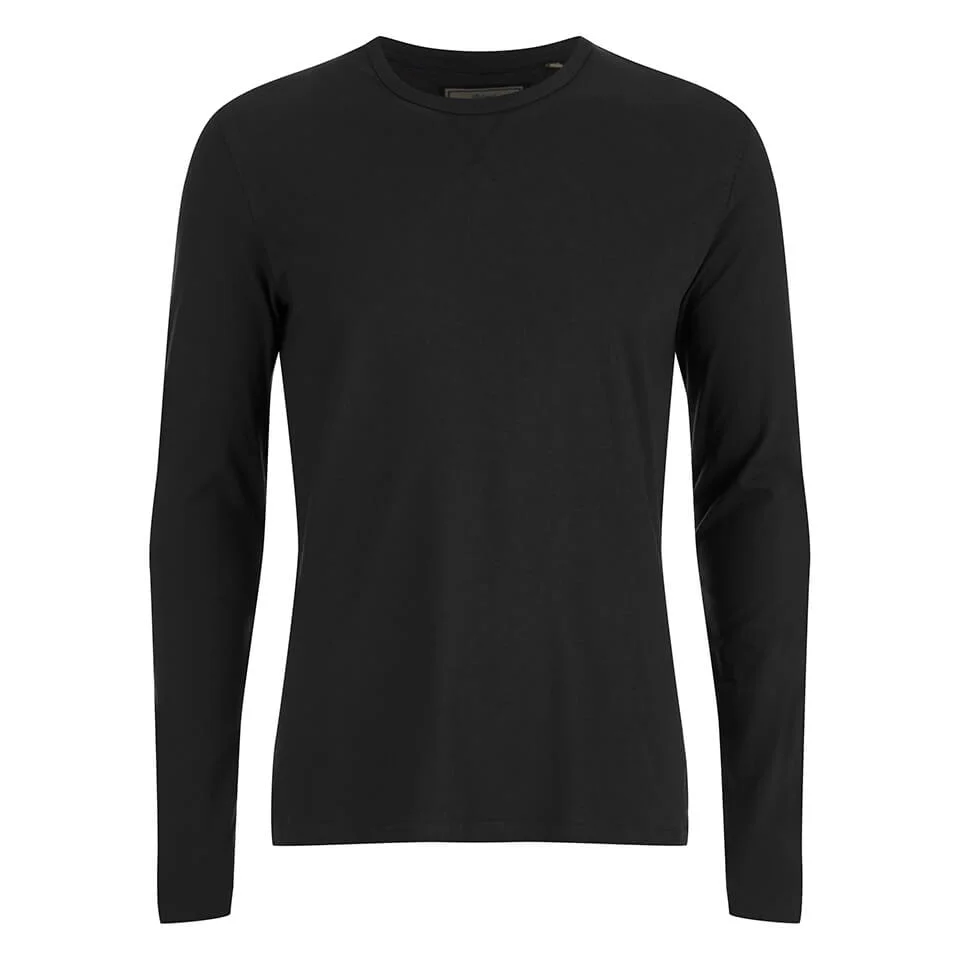 Brave Soul Men's Prague Long Sleeved Top - Black - S - Schwarz Bild 1
