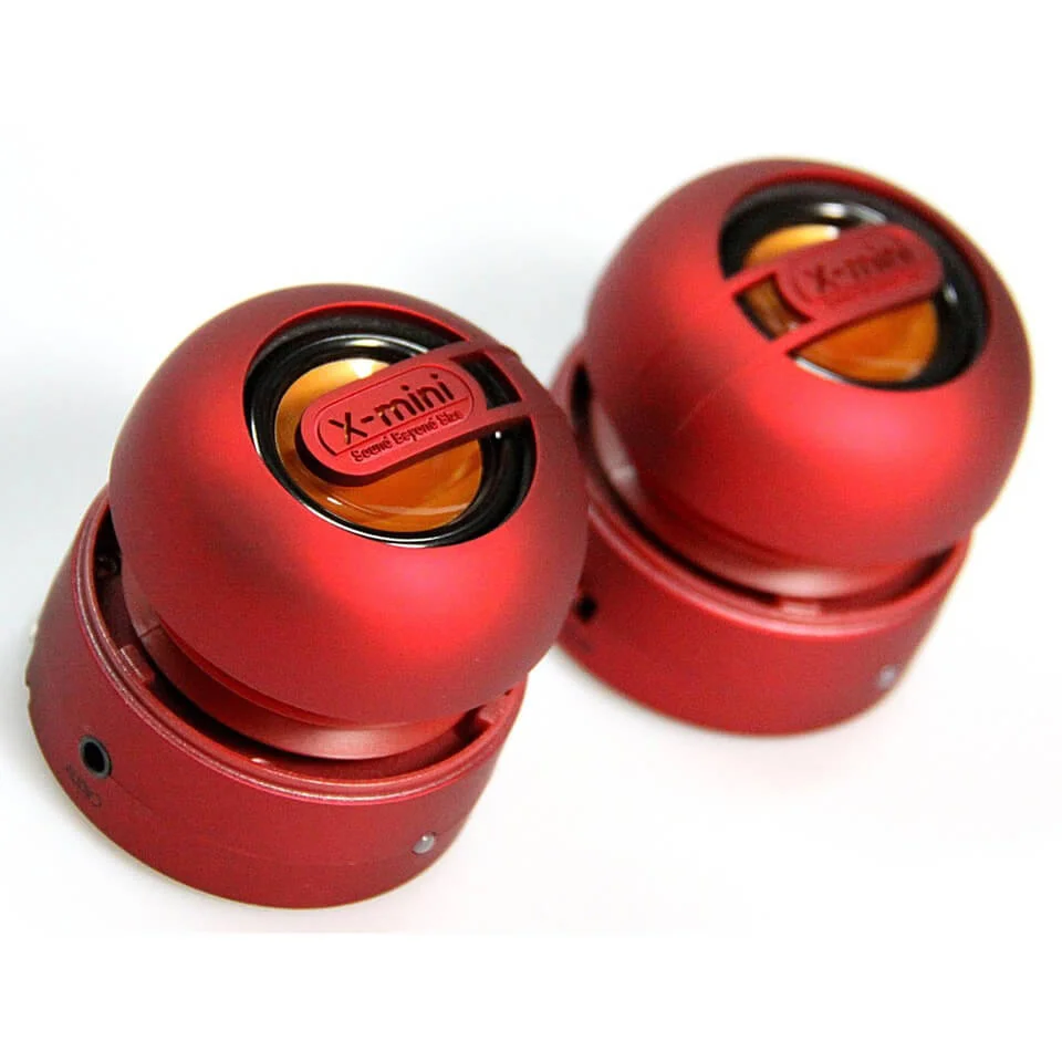 X-Mini Max Capsule Speaker Pair - Red Bild 1