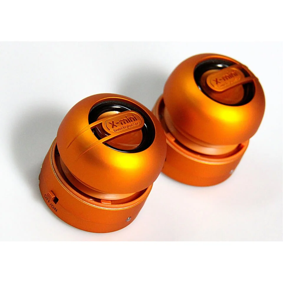 X-Mini Max Capsule Speaker Pair - Orange Bild 1