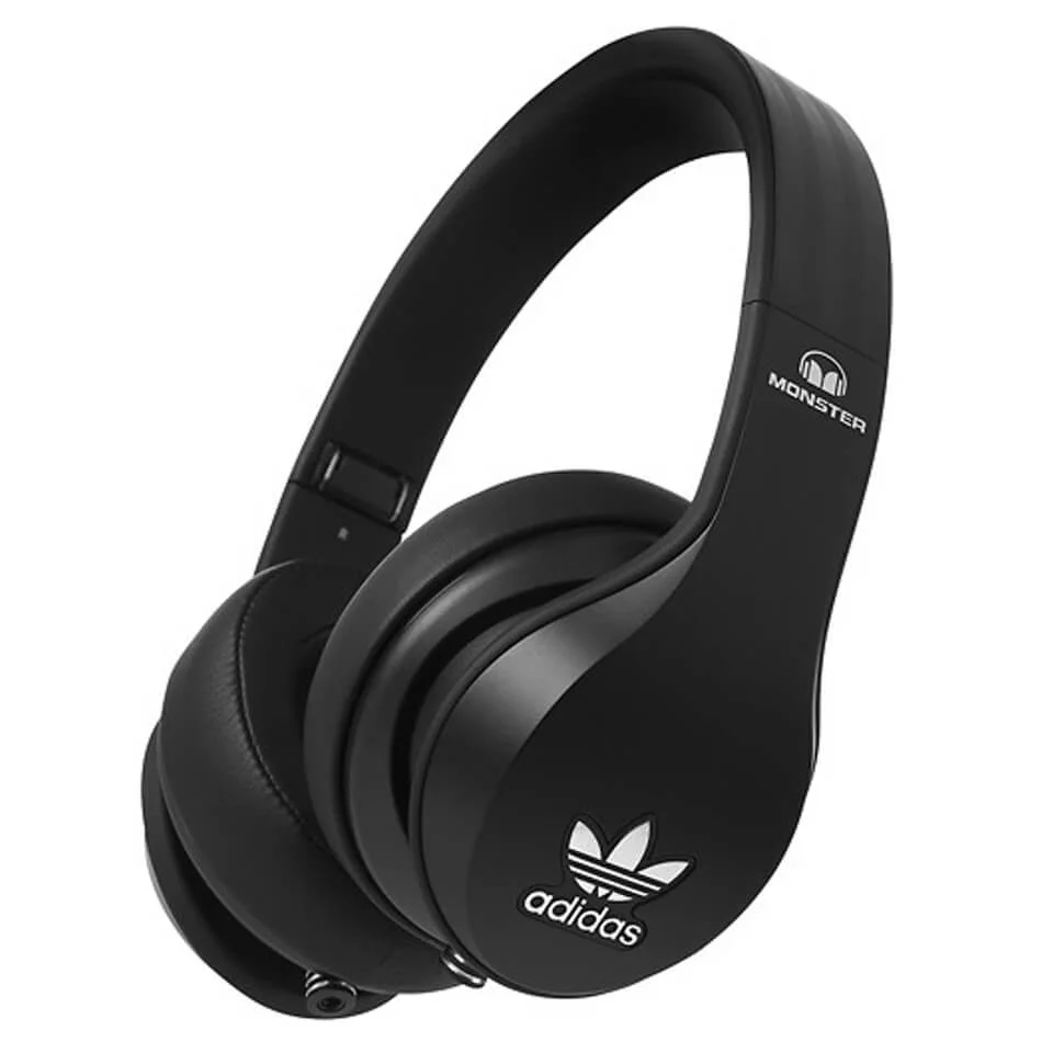 adidas Originals by Monster Headphones (3-Button Control Talk & Passive Noise Cancellation) - Black Bild 1