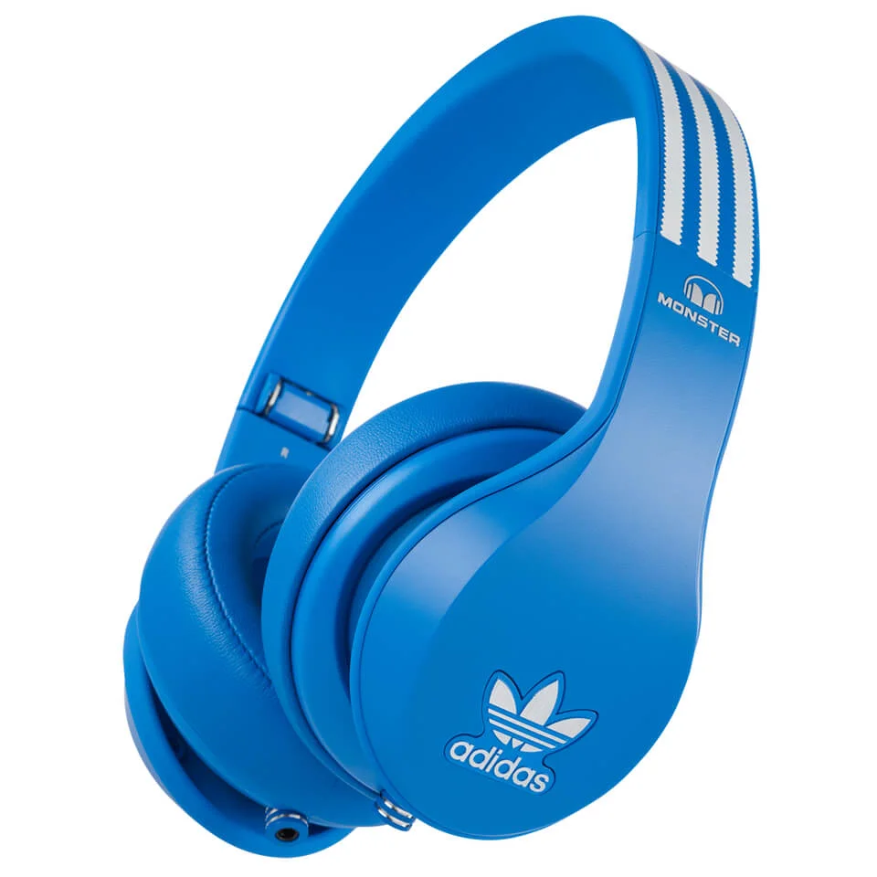 adidas Originals by Monster Kopfhörer (3-Tasten ControlTalk & Passive Noise Cancellation) - Blau Bild 1