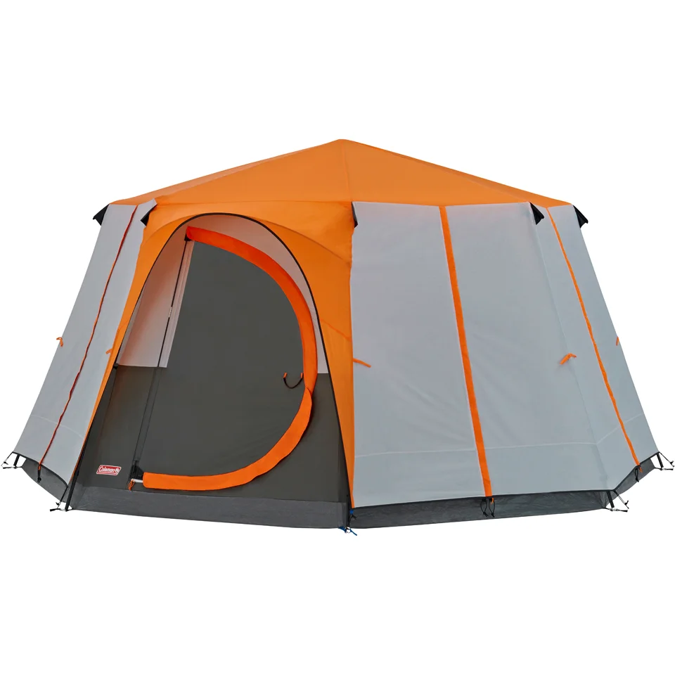 Coleman Cortes Octagon Tent (8 Person) - Grey/Orange Bild 1