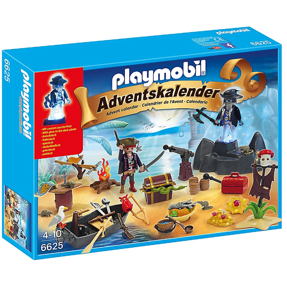 Playmobil Adventskalender Geheimnisvolle Piratenschatzinsel (6625) Bild 1