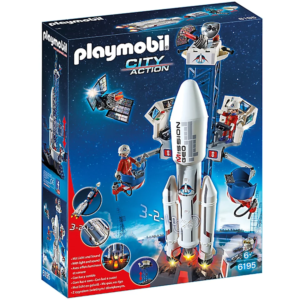 Playmobil City Action Space Rocket with base station (6195) Bild 1