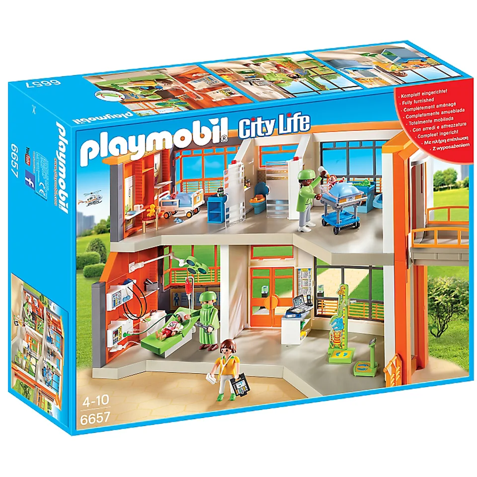Playmobil Kinderklinik mit Einrichtung (6657) Bild 1