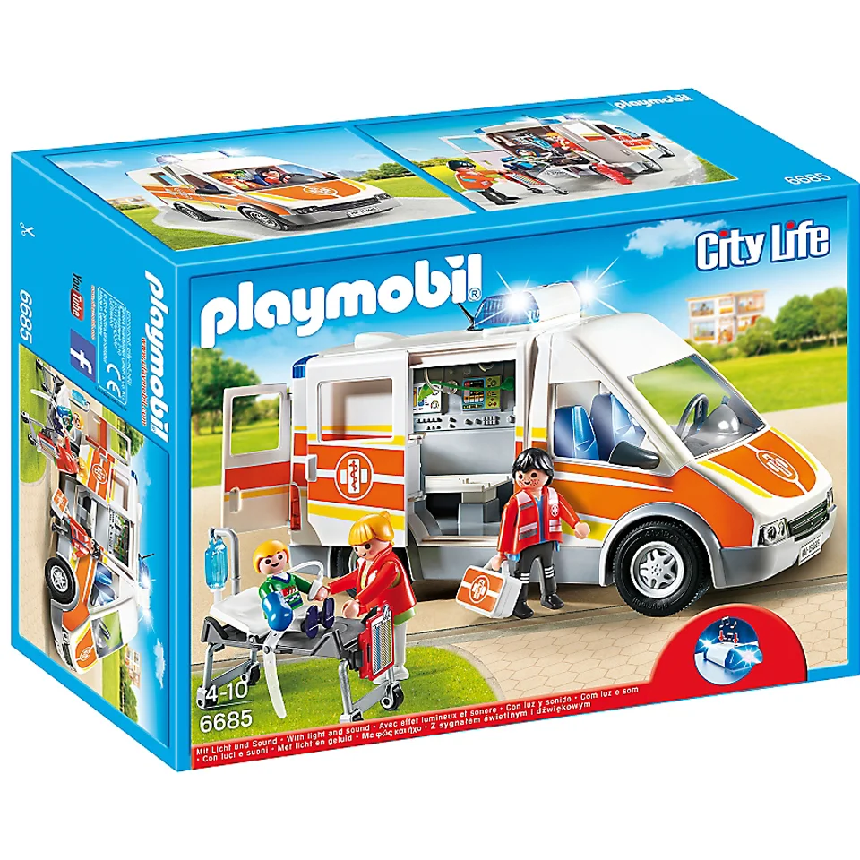Playmobil Krankenwagen mit Licht und Sound (6685) Bild 1