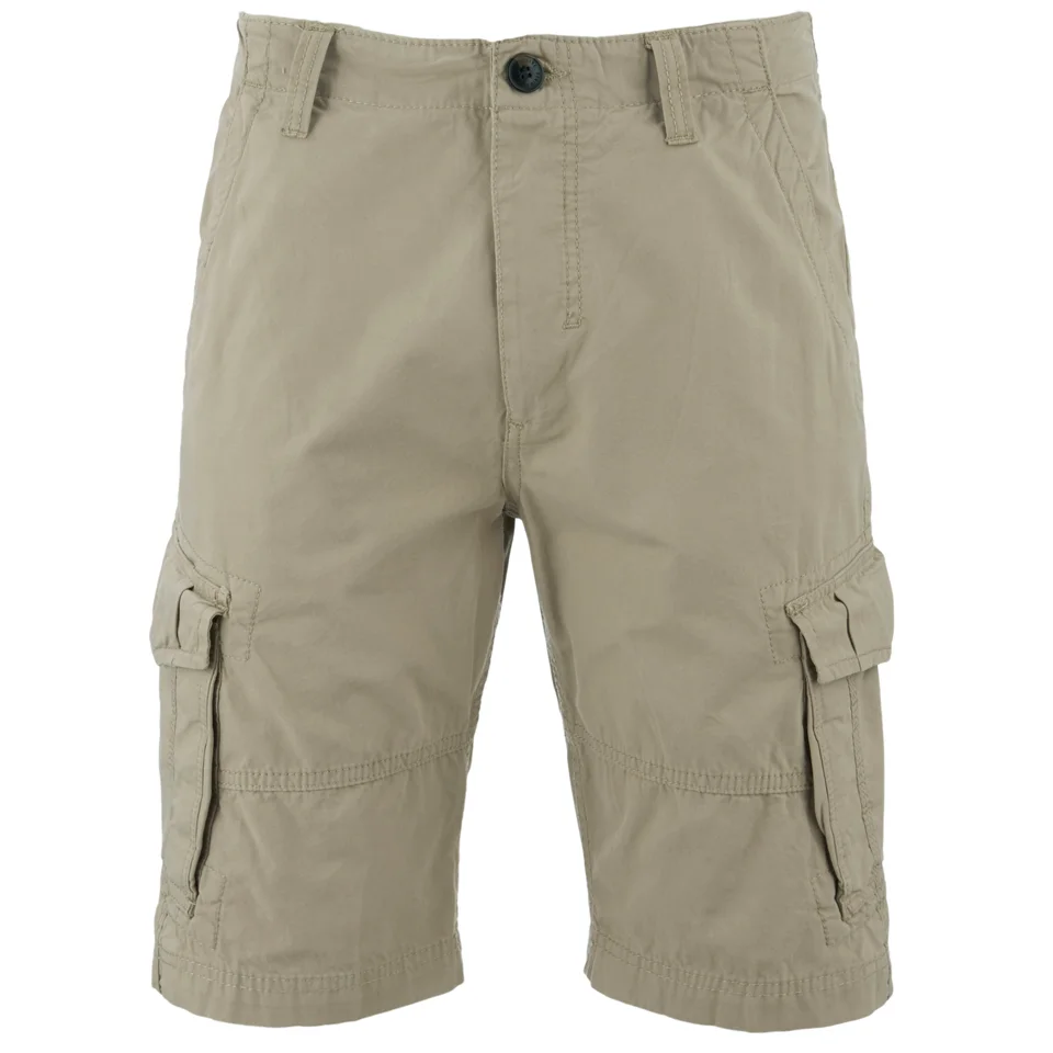 Threadbare Men's Hulk Cargo Shorts - Stone - W30 - Stein Bild 1