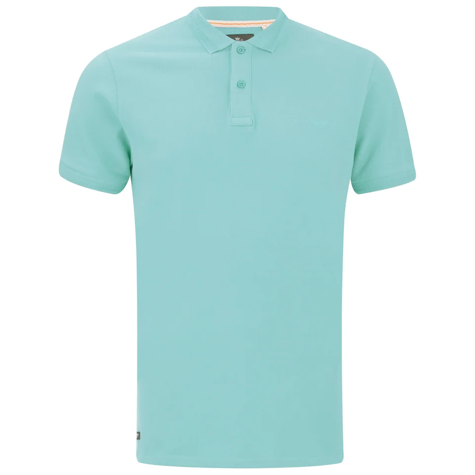 Threadbare Men's Fred Polo Shirt - Blue - S - Blau Bild 1