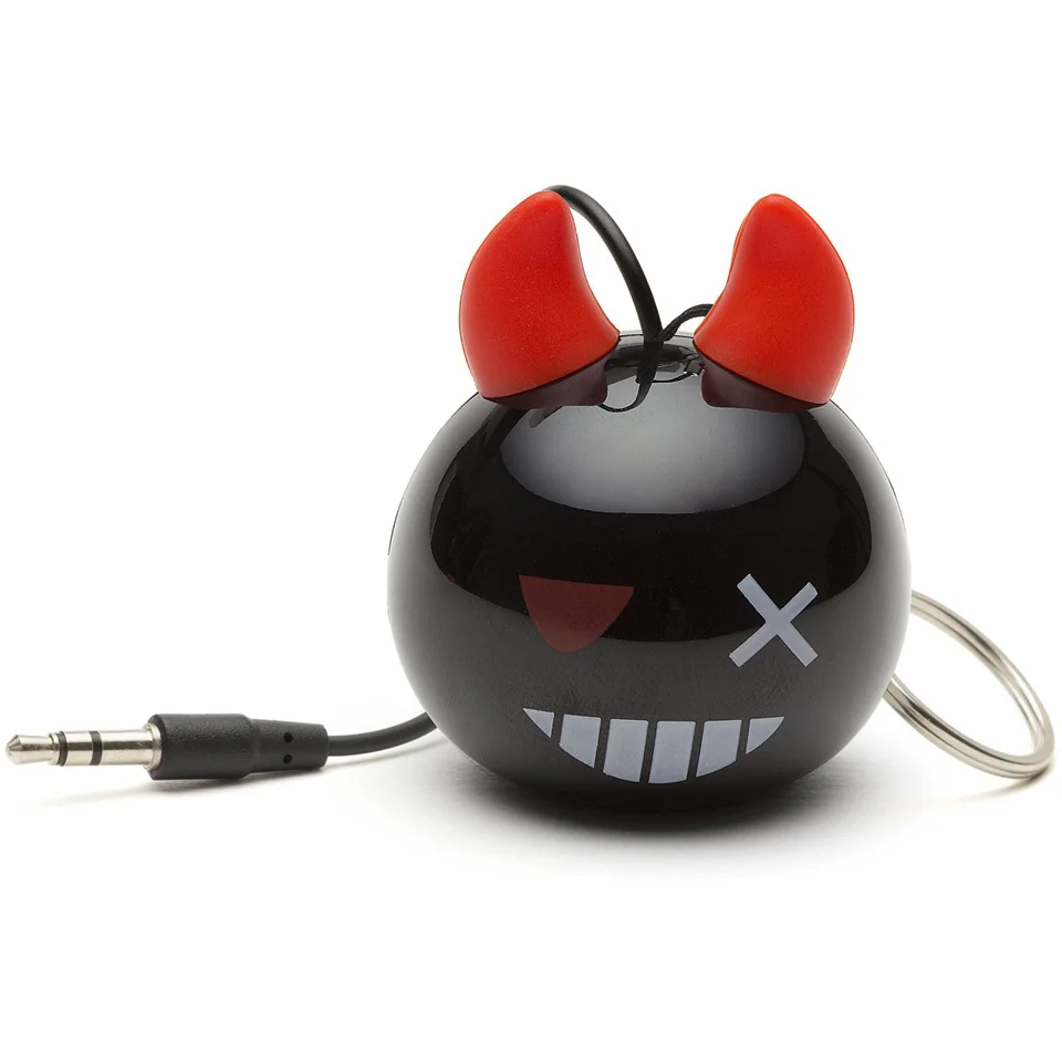 KitSound Mini Buddy Devil Bomb Portable Speaker - Black Bild 1