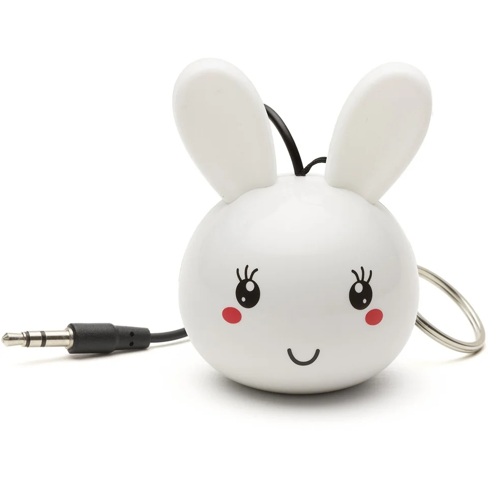 KitSound Mini Buddy Bunny Portable Speaker - White Bild 1
