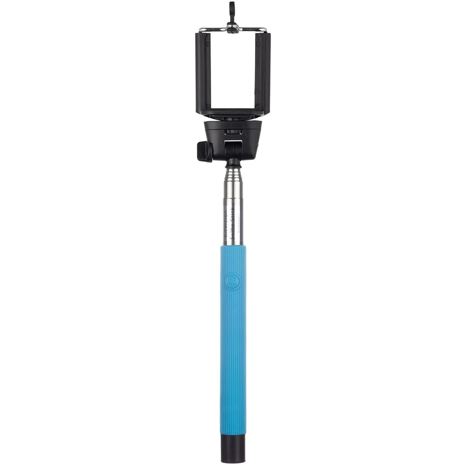 Kitvision Basic Bluetooth Selfie Stick With Phone Holder - Blue Bild 1