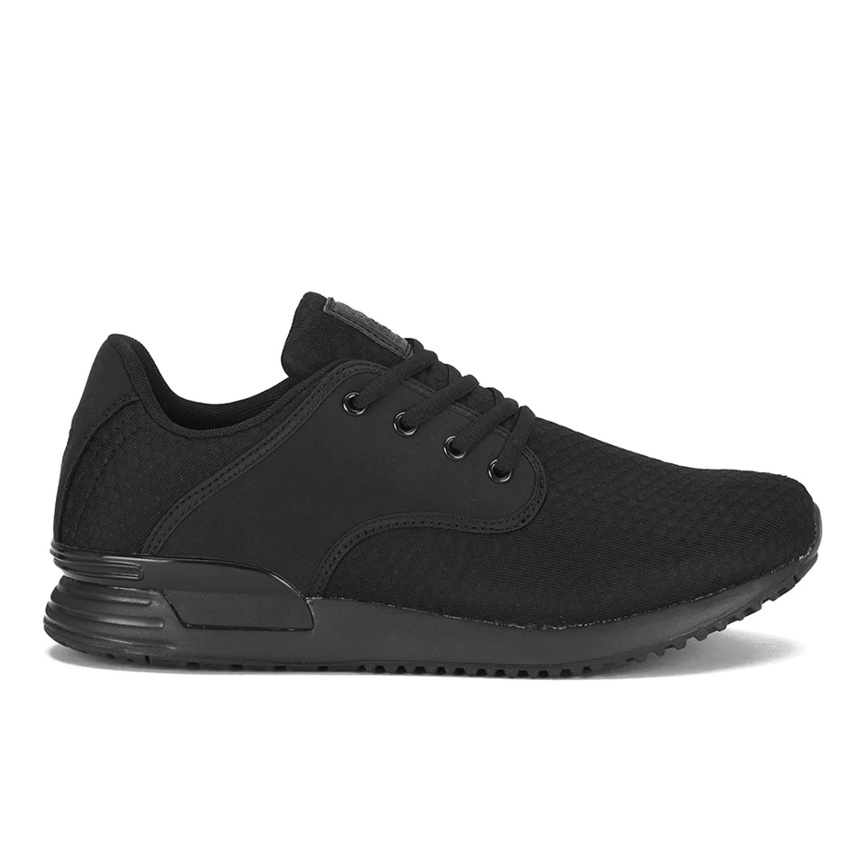 Crosshatch Men's Wallrun Trainers - Black - UK 7 - Schwarz Bild 1