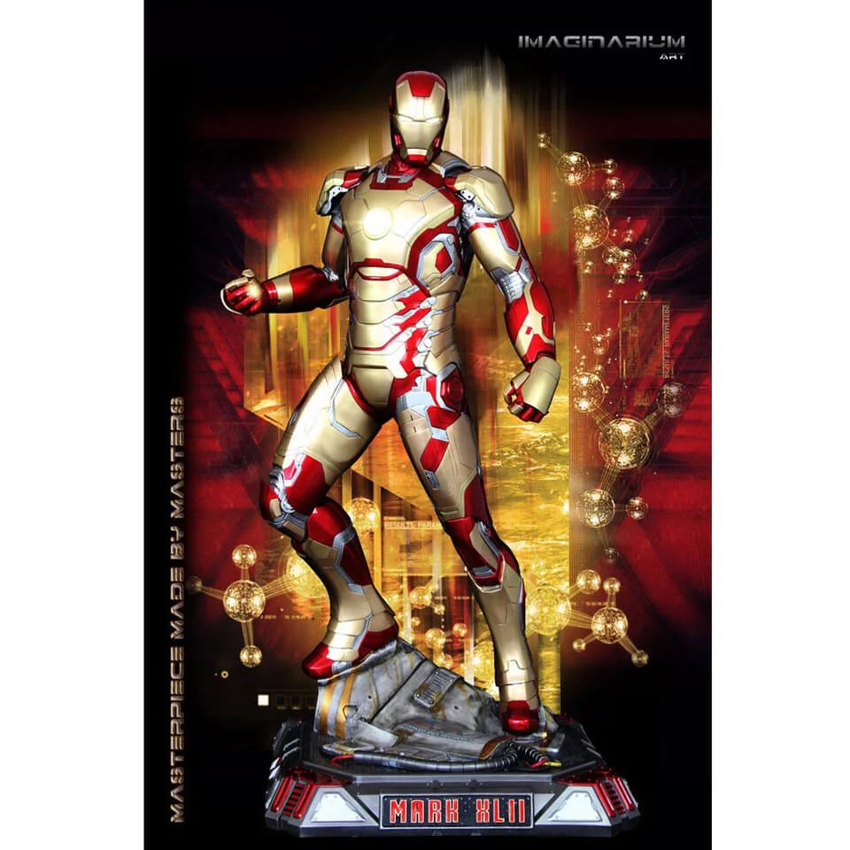 Imaginarium Art Marvel Iron Man Mark XLII 41 Inch Statue Bild 1