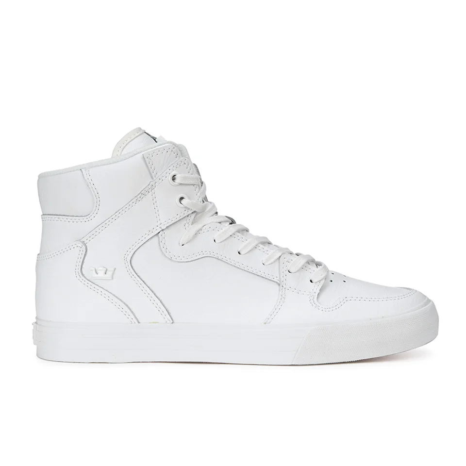 Supra Men's Vaider High Top Trainers - White - UK 7/EU 41 - Weiß Bild 1