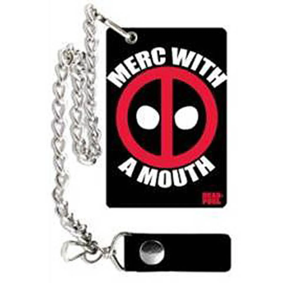 Marvel Deadpool Merc With A Mouth Chain Wallet Bild 1