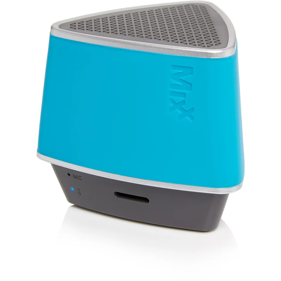 Mixx S1 Bluetooth Wireless Portable Speaker (Inc hands free conference calling) - Neon Blue Bild 1