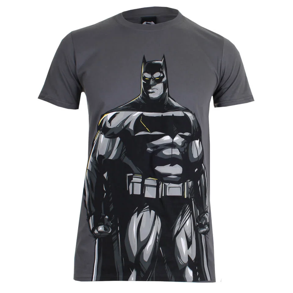 DC Comics Batman v Superman Batman Herren T-Shirt - Dunkelgrau - S - Grau Bild 1