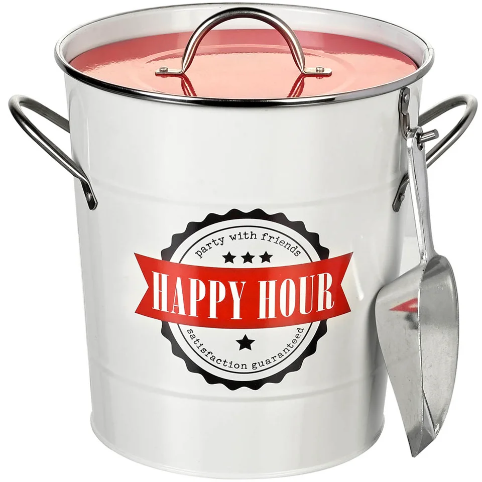Parlane 'Happy Hour' Tin Ice Bucket Bild 1