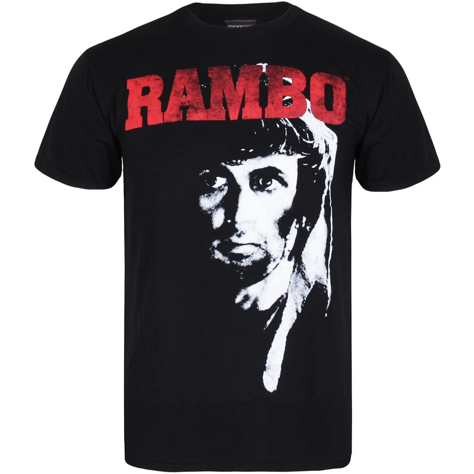 Rambo 2 Herren T-Shirt - Schwarz - S - Schwarz Bild 1
