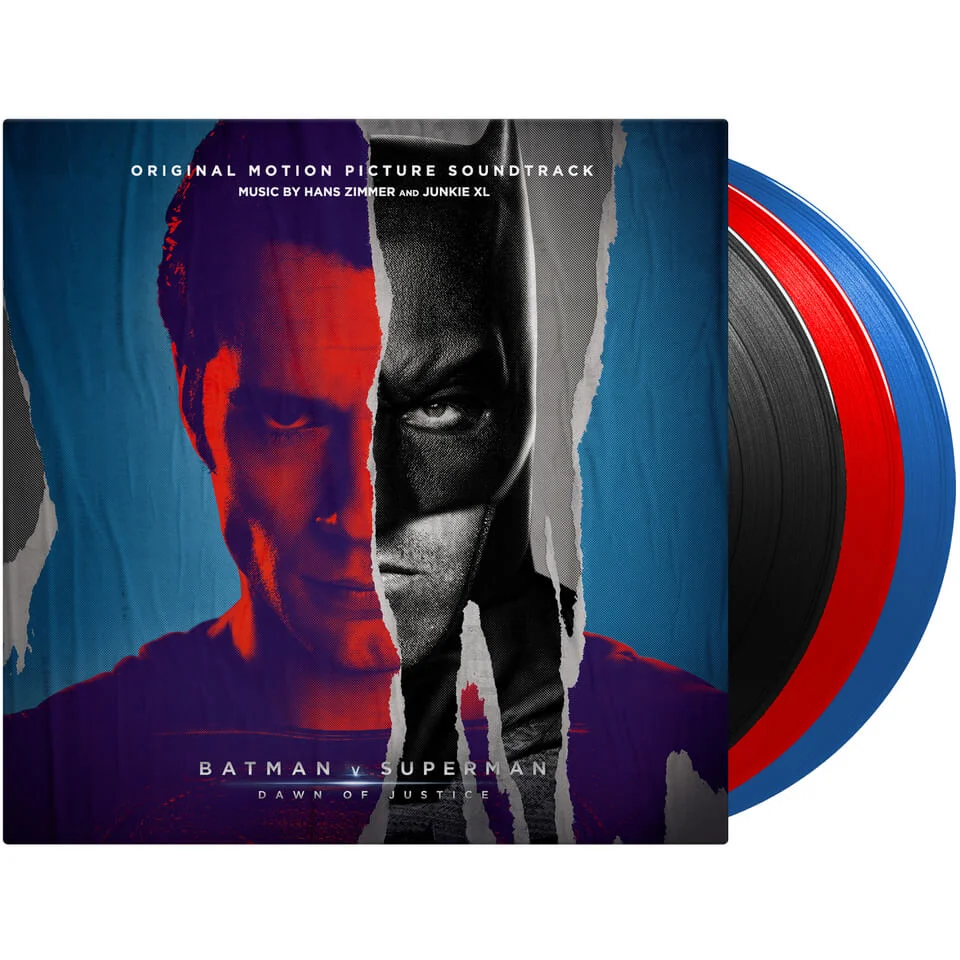 Batman v Superman: Dawn of Justice - The Original Motion Picture Soundtrack OST (3LP) - Limited Edition Coloured Vinyl Bild 1