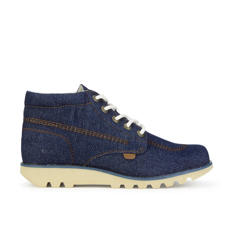 Kickers Men's Kick Hi Denim Boots - Dark Blue - 6.5 Bild 1