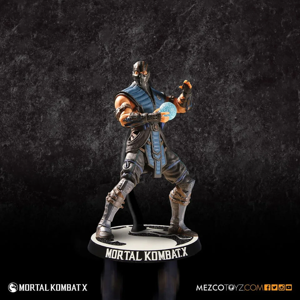 Mezco Mortal Kombat X Sub Zero 4 Inch Action Figure Bild 1