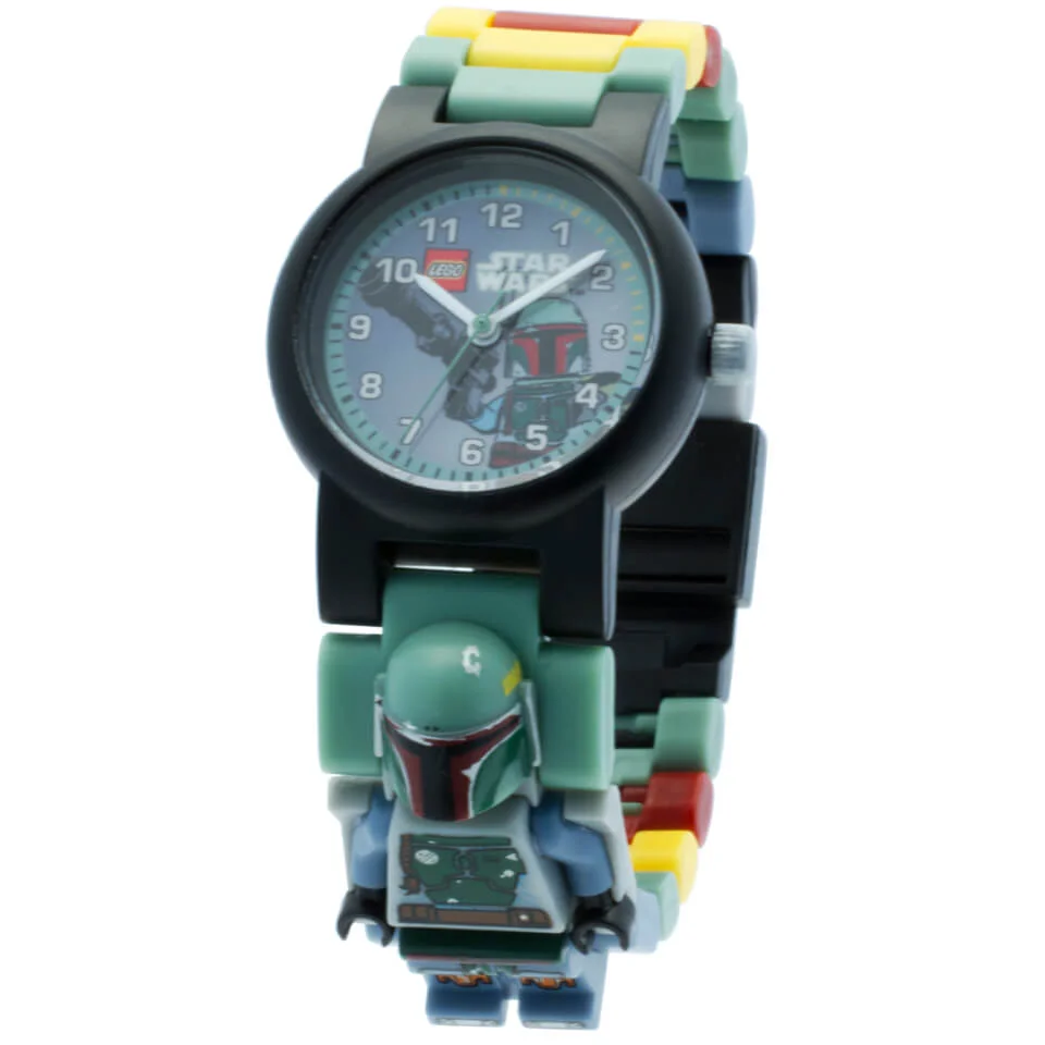 LEGO Star Wars Boba Fett Mini Figuren Armbanduhr Bild 1