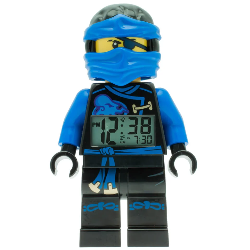 LEGO ® Ninjago: Sky Pirates Jay Minifiguren-Uhr mit Wecker Bild 1