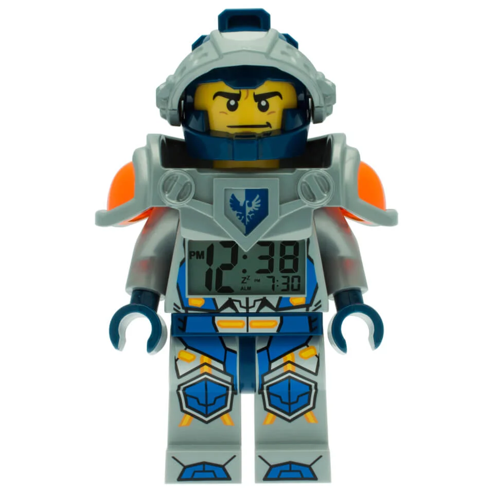 LEGO ® Nexo Knights Clay Minifiguren-Uhr mit Wecker Bild 1