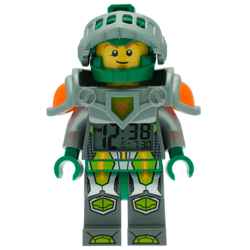 LEGO ® Nexo Knights Aaron Minifiguren-Uhr mit Wecker Bild 1