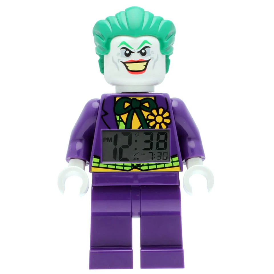 LEGO DC Comics Super Heroes The Joker Mini Figure Clock Bild 1