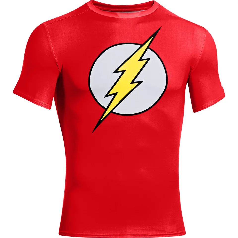 Under Armour Men's Flash Compression Short Sleeved T-Shirt - Red - S - Rot Bild 1