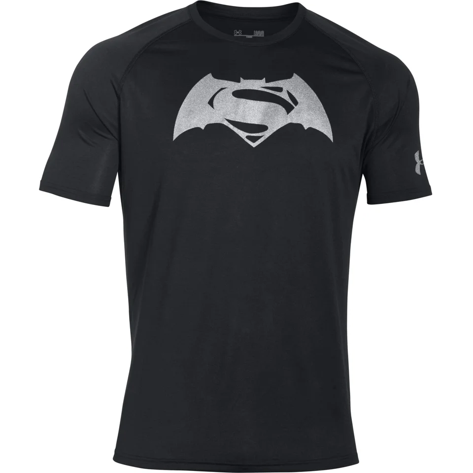 Under Armour Men's Transform Yourself Superman v Batman T-Shirt - Black - S - Schwarz Bild 1