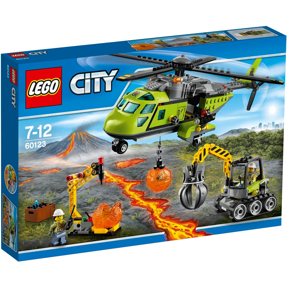 LEGO City: Vulkan-Versorgungshelikopter (60123) Bild 1