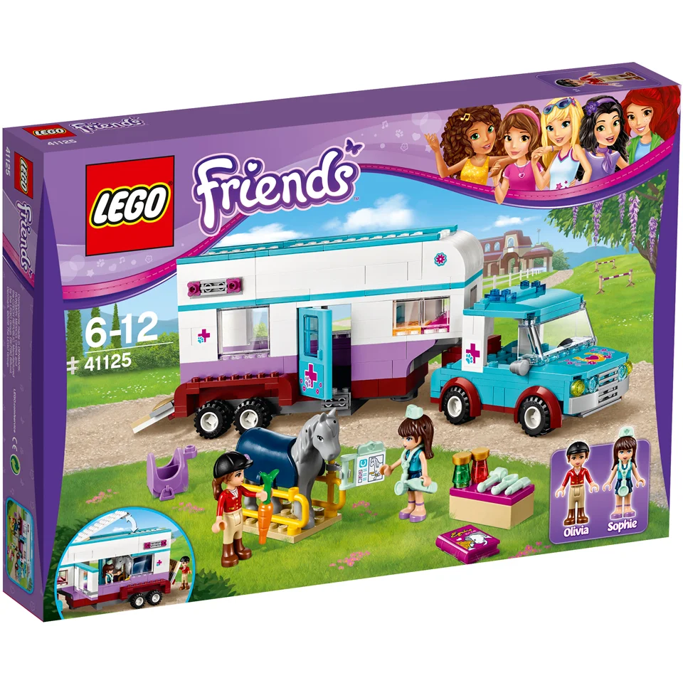 LEGO Friends: Pferdeanhänger und Tierärztin(41125) Bild 1