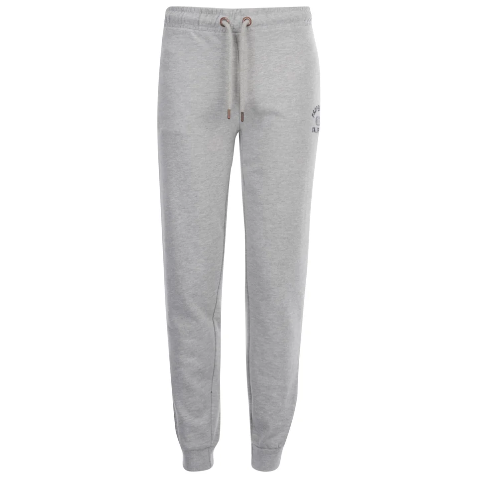 Soul Cal Men's Logo Cuffed Sweatpants - Grey Marl - S - Grau Bild 1