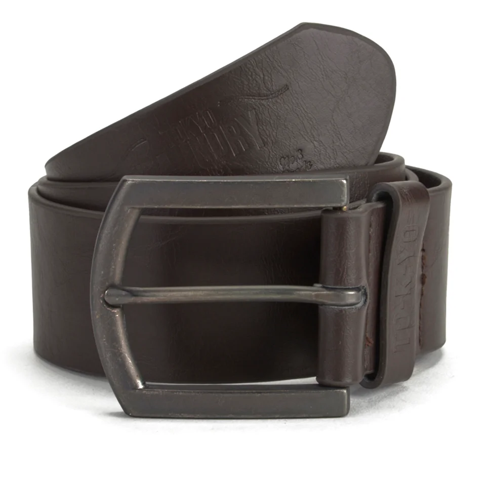 Tokyo Laundry Men's Norwalk Belt - Coffee - S-M - Braun Bild 1