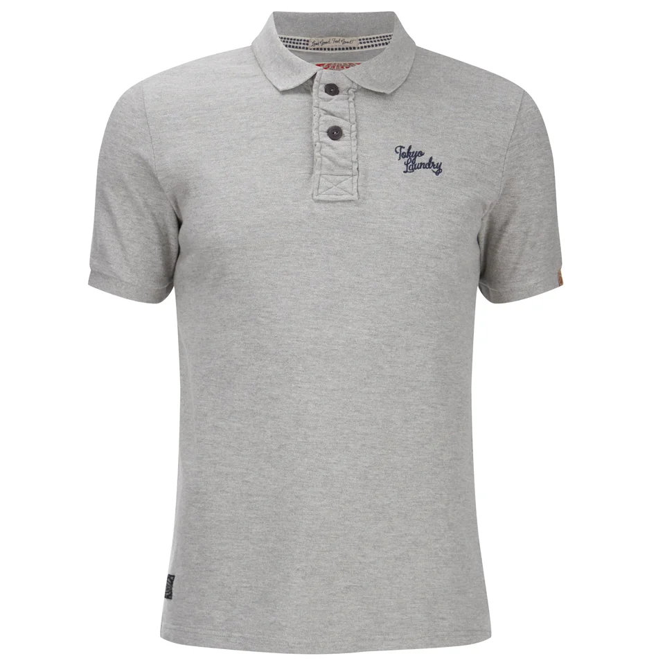 Tokyo Laundry Men's Rochester Polo Shirt - Light Grey - S - Grau Bild 1