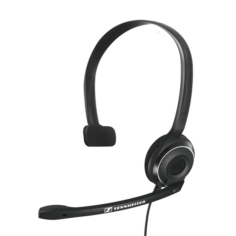 Sennheiser PC 7 USB Lighweight On-Ear Gaming Headset with Mic - Black Bild 1