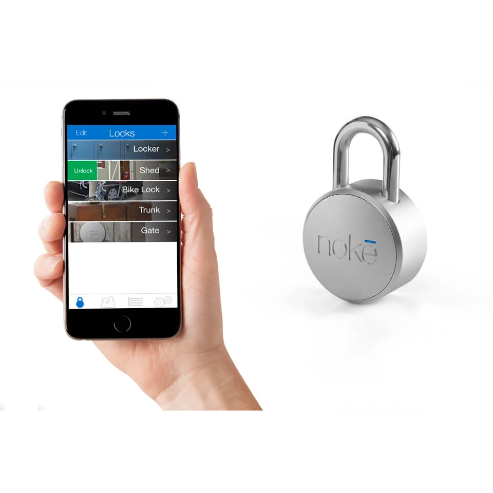 Noke Padlock - Silver Bild 1