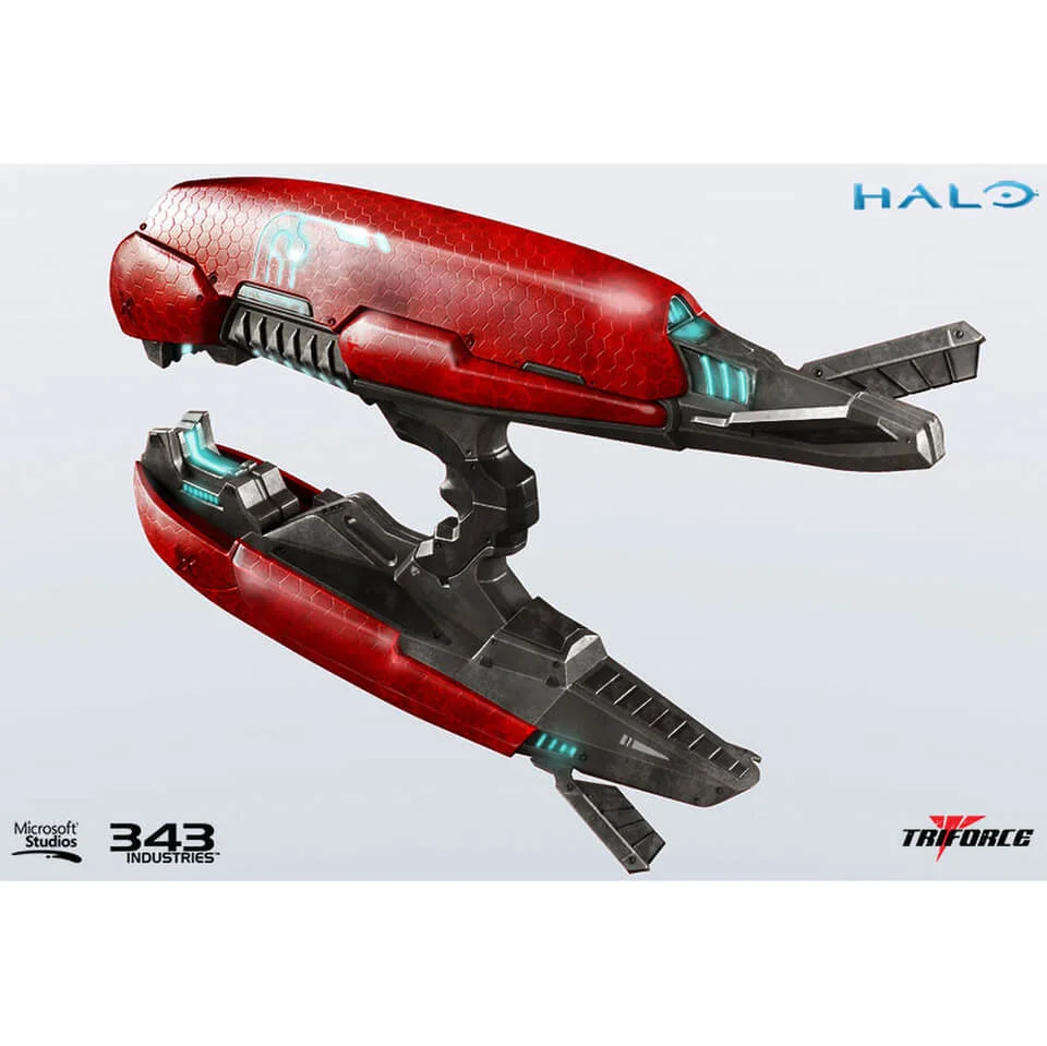 TriForce Halo 2 Brute Plasma Rifle Anniversary Edition 24 Inch Replica Bild 1