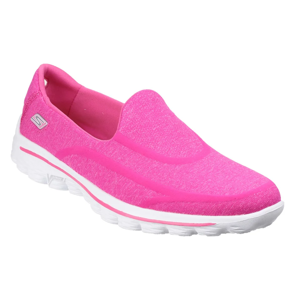 Skechers Women's GOwalk 2 Super Sock Pumps - Pink - UK 3 - Rosa Bild 1