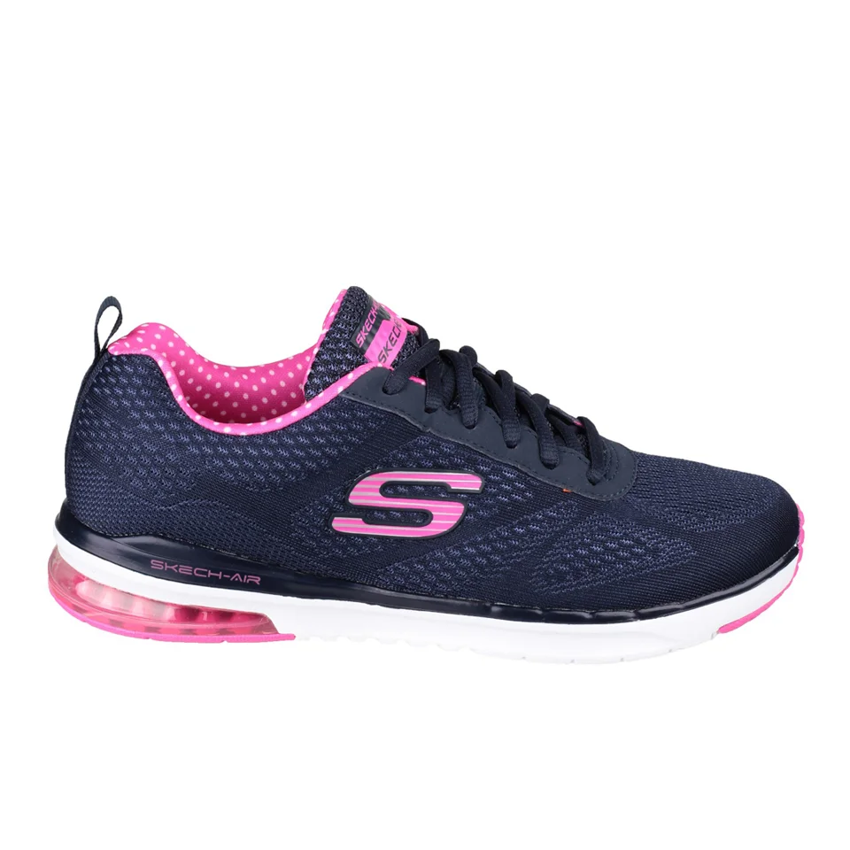 Skechers Women's Skech Air Infinity Low Top Trainers - Navy - UK 5 - Blau Bild 1