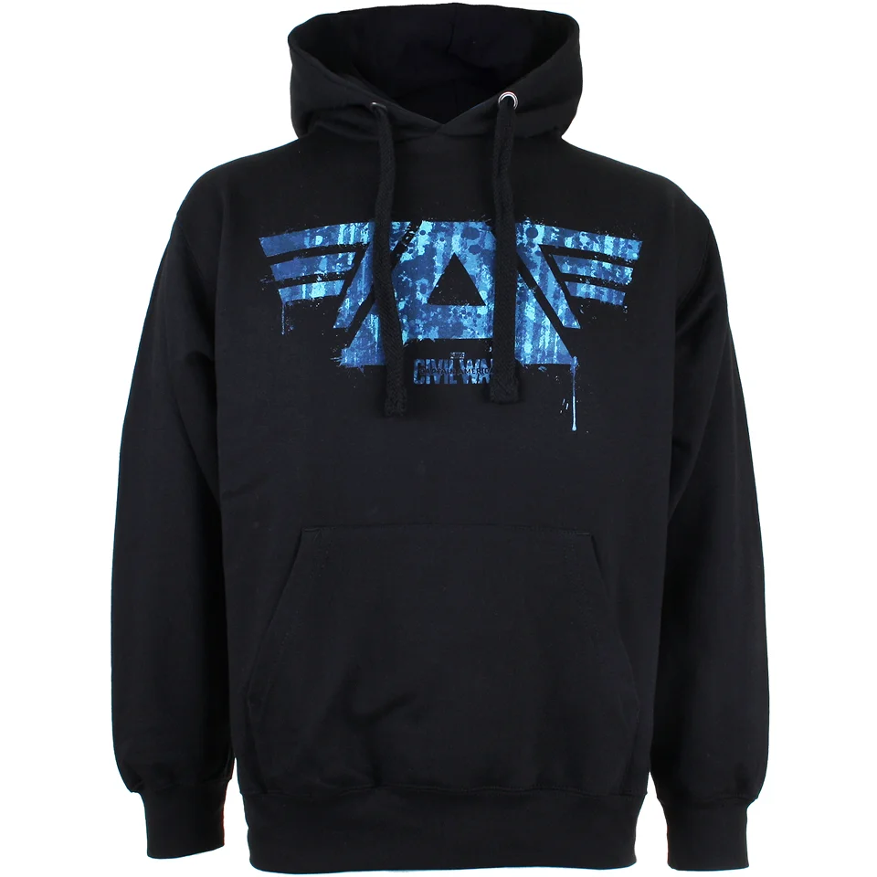 Marvel Men's Captain America Civil War A-Wings Hoody - Black - S - Schwarz Bild 1