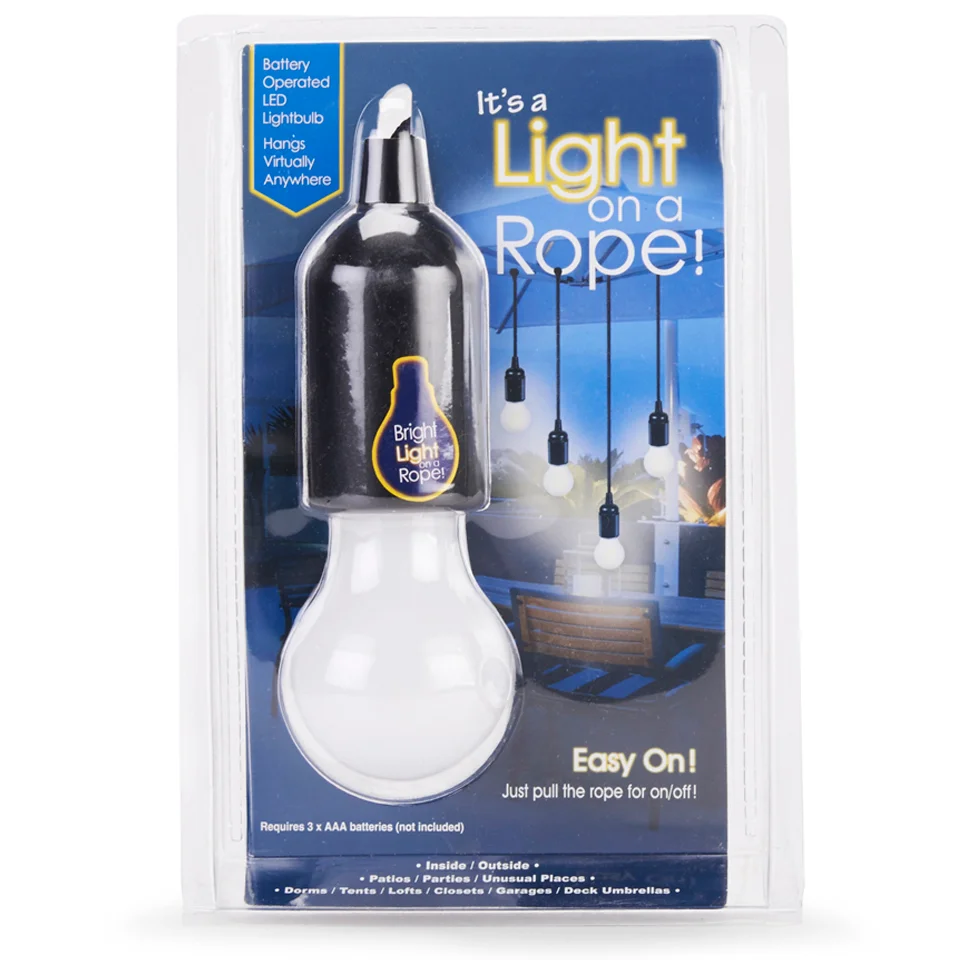 LED-Licht an einem Seil Bild 1