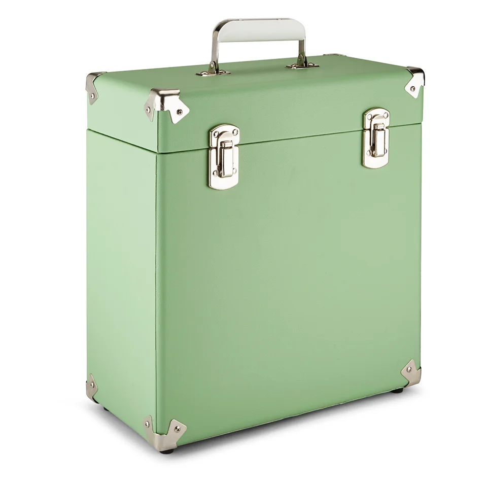 GPO Retro Portable Carry Case for LP Records and 12-Inch Vinyl - Green Bild 1